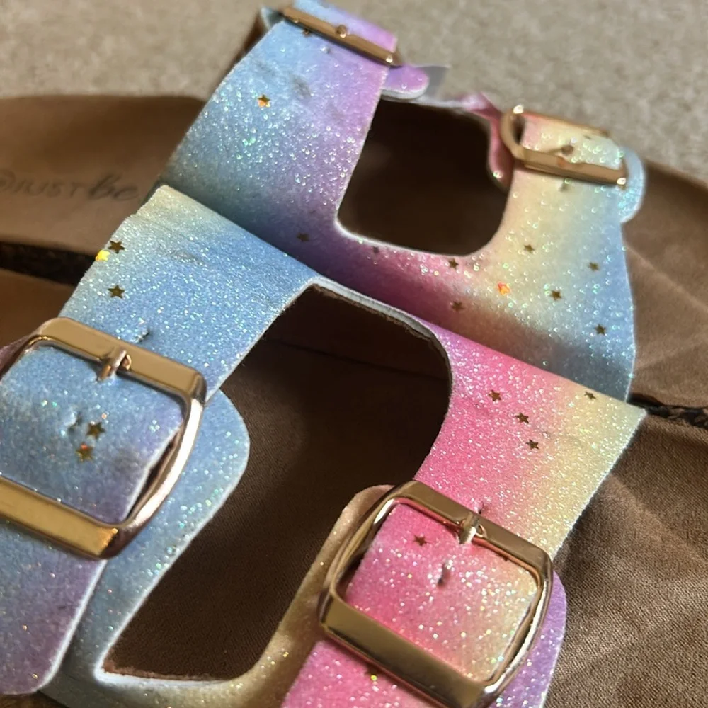 Brand new Just Be Rainbow Sandals - Picture 6 of 6